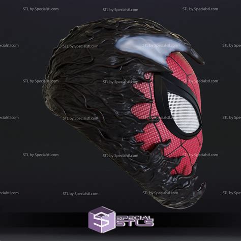 Cosplay Stl Files Venom Spiderman Mask D Print Wearable Specialstl