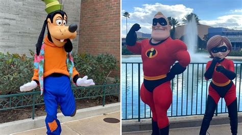 PHOTOS, VIDEO: Goofy, Mr. & Mrs. Incredible, Edna Mode, and Frozone Now Meeting Guests at Disney ...