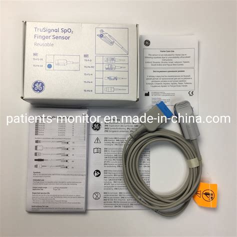 Ge Datex Ohmeda Trusignal Spo Finger Sensor Reusable Ts F Ge New