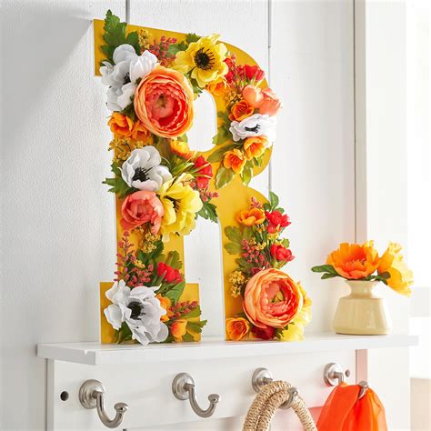 Floral Letter Decor Michaels