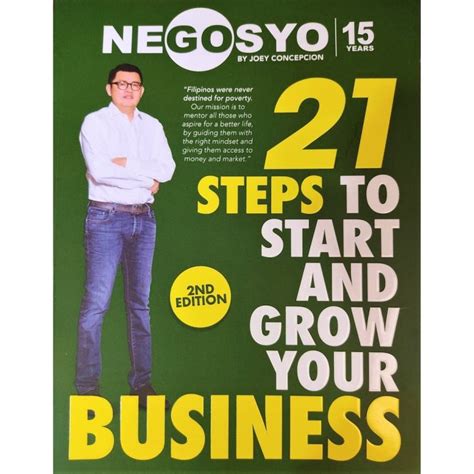 GO NEGOSYO 21 Steps On How To Start And Grow Your Business By Joey