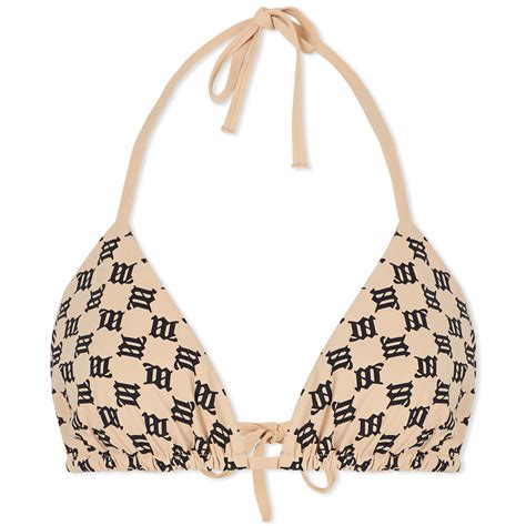 Misbhv Monogram Bikini Top Beige End Gb