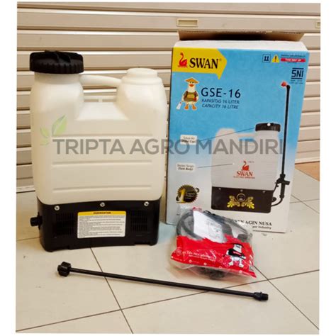 Jual ALAT SEMPROT TANAMAN HAMA SPRAYER ELEKTRIK GSE16 BLACK SWAN