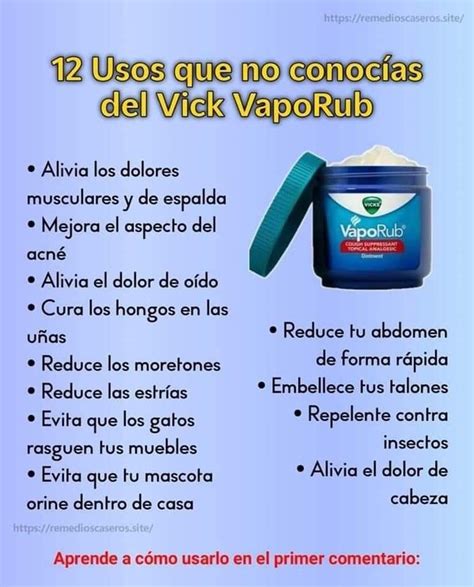 12 Usos que no conocías del Vick VapoRub