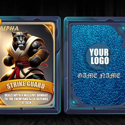 Custom Game card template - Atomic Templates