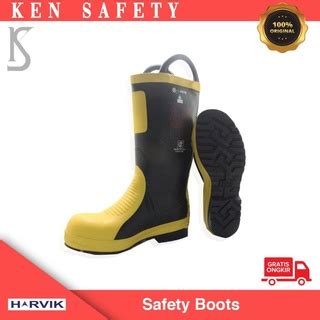 Jual Sepatu Pemadam Kebakaran Safety Harvik Fire Ranger Boot Original