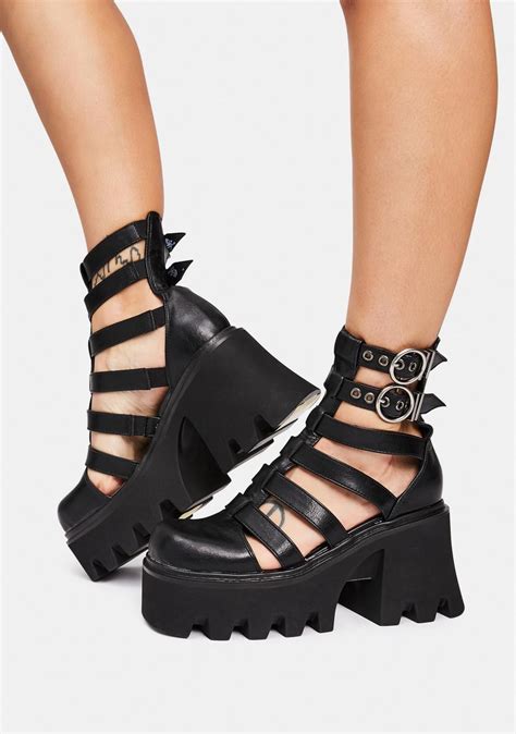 Lamoda Hypnotized Chunky Platform Sandals Dolls Kill