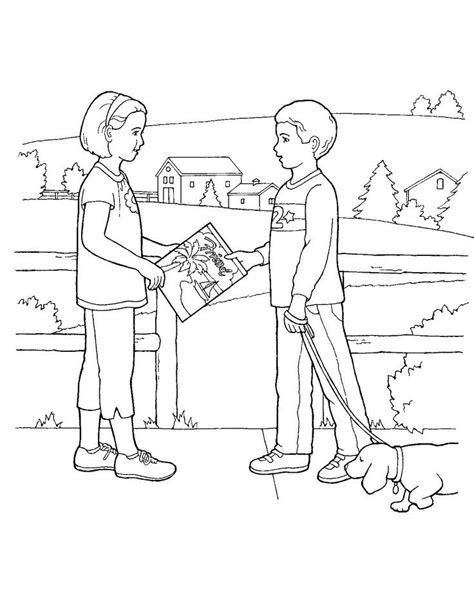 Lds Coloring Page Of Missionaries Clip Art Library