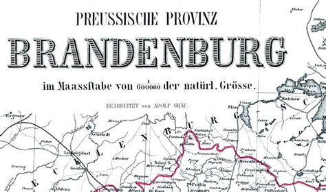 Hist Karte Provinz Brandenburg 1863 Plano Verlag Rockstuhl