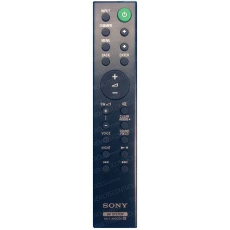 Rmt Ah U Genuine Original Sony Sound Bar Remote Control Rmtah U