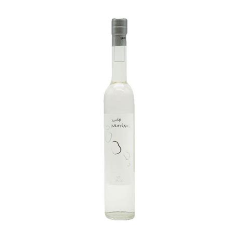 A Bottle Of White Wine On A White Background