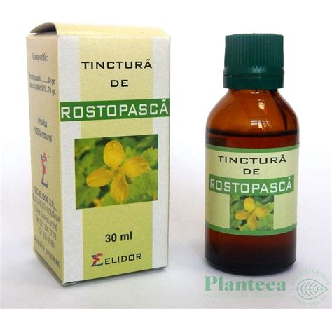 Tinctura Rostopasca 30ml Elidor Pret 133 Lei Planteea