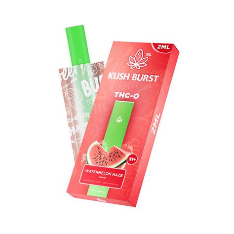 Kush Burst Thc O Disposable Vape Pen Watermelon Haze Ml Aloha To