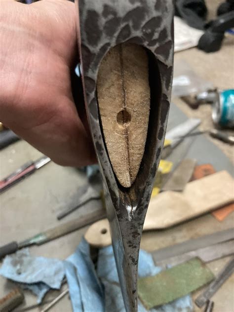 Handling this axe and looks like I got it a bit tight. Not sure if I'll ...