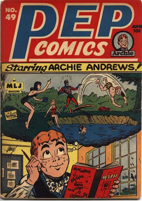 Comic Book Cover For Pep Comics 49 Archie Comics Comic Books Comics