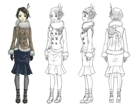 Livanya | Character modeling, Character model sheet, Character turnaround