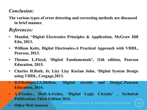 Error Detection Correction Codes PPT