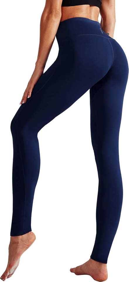 High Waist Running Workout Leggings For Yoga With Pockets Ebay