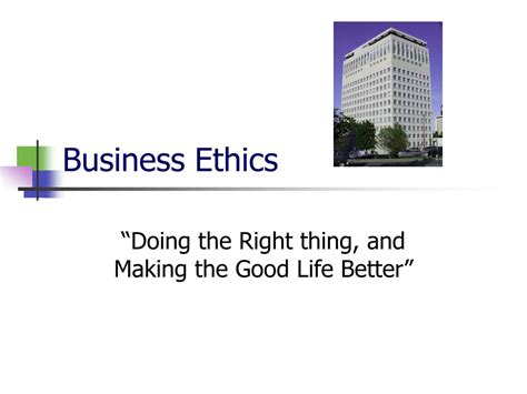 Ppt Business Ethics Powerpoint Presentation Free Download Id341041