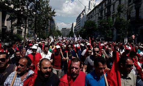 Greve e protestos na Grécia Jornal O Globo