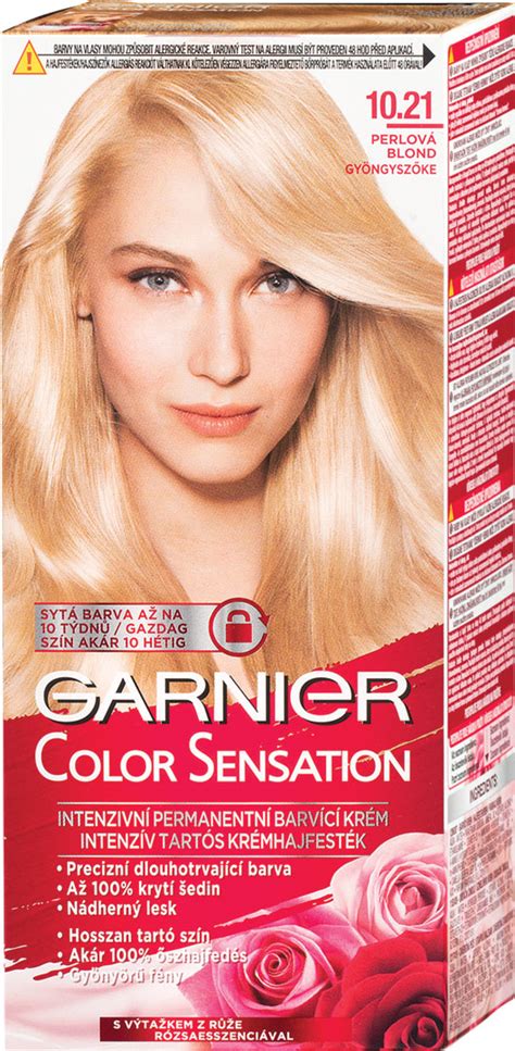 Garnier Color Sensation farba na vlasy 10 21 Perlová blond Teta