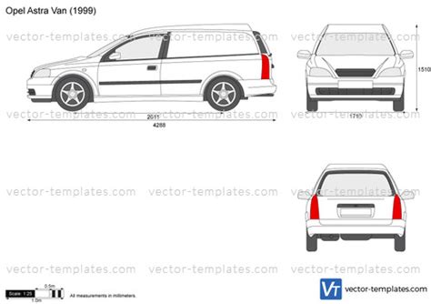 Templates - Cars - Opel - Opel Astra G Van