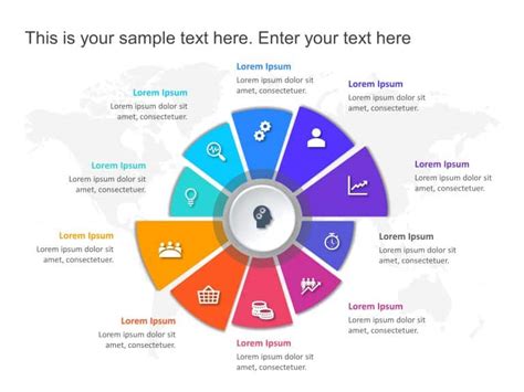 Animated 10 Steps Circle PowerPoint Template