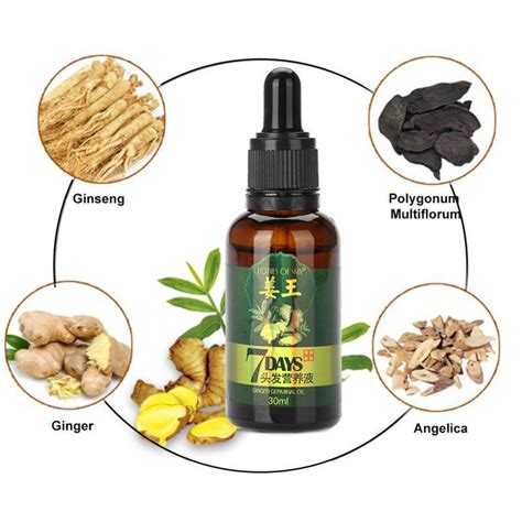 Buy Hair Growth Essence Ginger Natural Plant Extract Anti Hair Loss