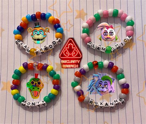 Glam Rock Animatronics Kandi Singles Diy Kandi Bracelets Diy