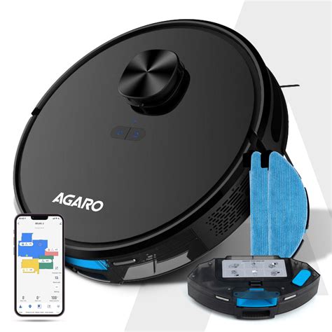 Agaro Alpha Robot Vacuum Cleaner Brush Dry And Wet Mop Buy Online Agaro