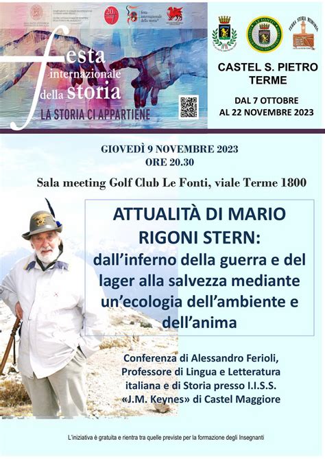 Festa Storia Gioved Al Golf Club Il Prof Ferioli Presenta