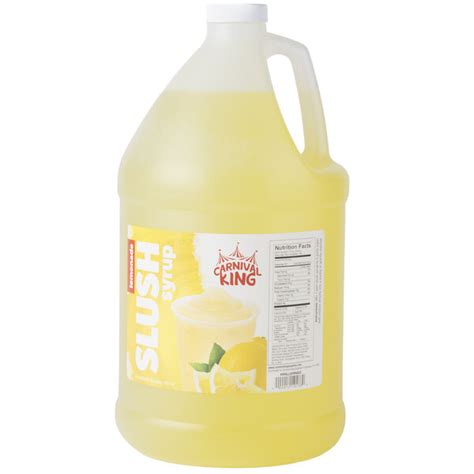 Carnival King 1 Gallon Lemonade Slushy 5 1 Concentrate