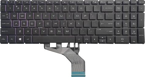 Antwelon Replacement Laptop Keyboard Backlit For Hp Pavilion Gaming 15 Da 15 Db 15