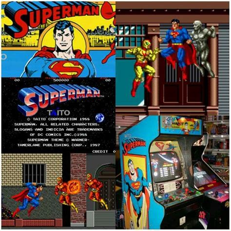 Superman Taito Corporation Arcade Fotos De Superman Superhéroes