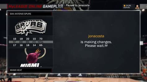 Nba K Myleague Season Spurs Vs Heat Youtube