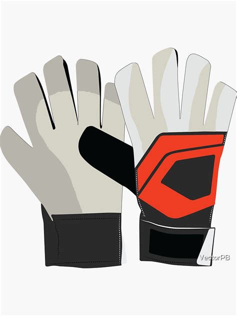 Soccer Gloves Clipart Stickers Sticker By Vectorpb Redbubble