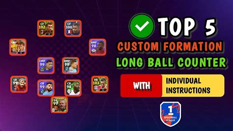 Top Custom Formation Long Ball Counter With Individual Instructions