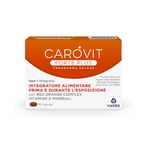 Carovit Forte Plus 30 Capsule Programma Solare