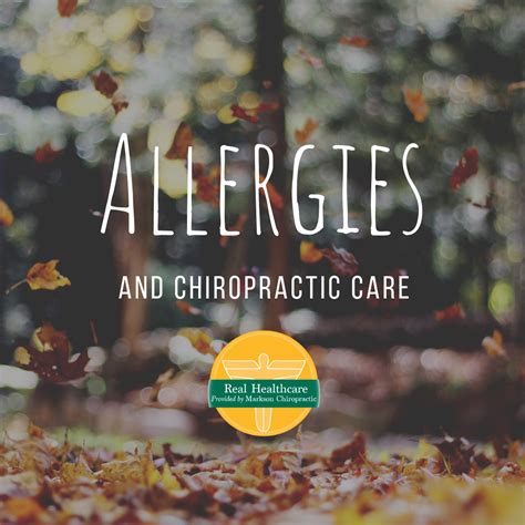 Allergies And Chiropractic Care — Markson Chiropractic