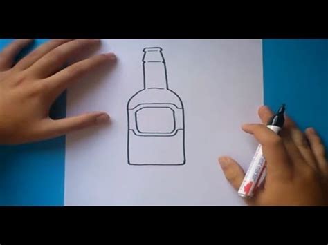 Como Dibujar Una Botella Paso A Paso How To Draw A Bottle Youtube