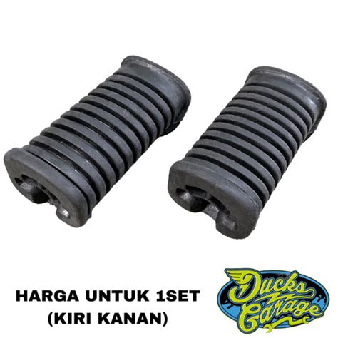 Promo Karet Step Footstep Depan Honda Supra X 100 V Fit Lama Old Kota