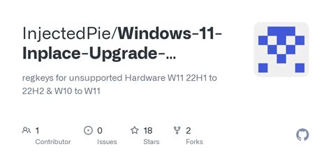 Releases Injectedpie Windows Inplace Upgrade Unsupported Hardware