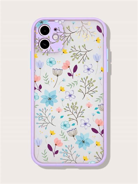 Funda Para M Vil Marco En Contraste Con Patr N De Flor