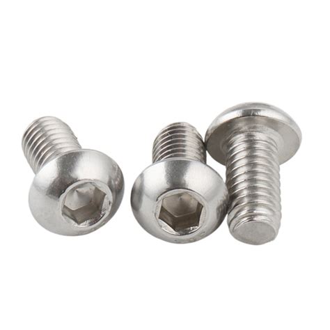 Iso7380 Stainless Steel Hex Socket Bolt Button Head Hex Cap Head Screw Machine Screw And