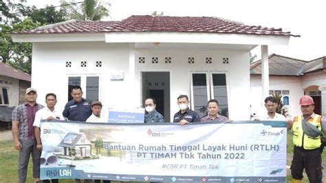 Tahun Pt Timah Tbk Bedah Unit Rtlh Di Bangka Belitung Dan