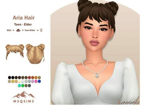 Alaina Hairstyle Sims 4 Mod ModsHost