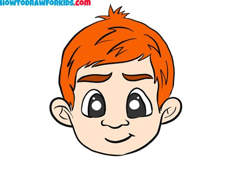 How to Draw a Child's Face - Easy Drawing Tutorial For Kids