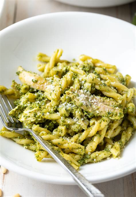 Homemade Chicken Pesto Pasta Recipe Video A Spicy Perspective