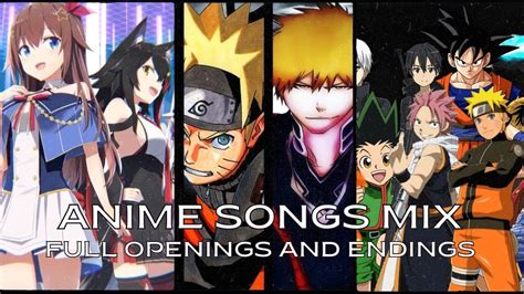 BEST ANIME OPENINGS AND ENDINGS COMPILATION FULL SONGS 1 YouTube