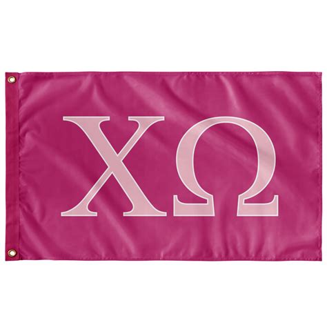 Chi Omega Flags Sorority Ts Wall Banners Designergreek Designergreek2